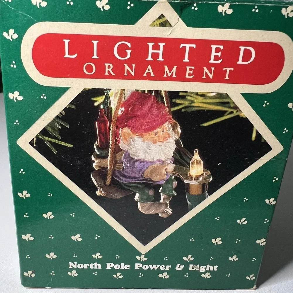 Hallmark Keepsake Magic Christmas Tree Ornament North Pole Power & Light Vintage